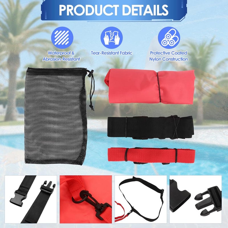 Topyond Swimming Strength Training Belt - 360° Rotation Swim Parachute, Tether Swim Belt - Increase Resistance Swimming Equipment for Effective Swim Workouts - Image 2